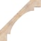 Ekena Millwork 5 1/2"W x 38"D x 38"H Merced Smooth Knee Brace, Douglas Fir BRC06X38X38MRC00SDF - alternate 2